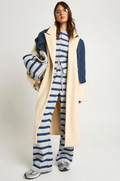 boohoo Manteau Maxi Aspect Laine<Femme Manteaux Et Vestes D’Automne|Vestes & Manteaux