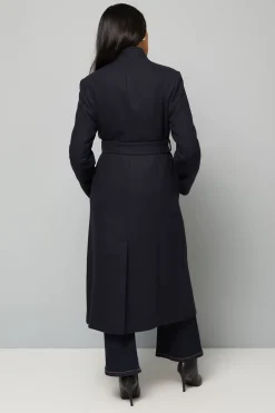 Manteau Maxi Ceinturé Petite Taille
