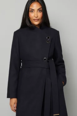 Manteau Maxi Ceinturé Petite Taille