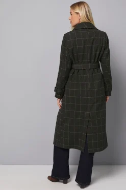Manteau Maxi à Col Surdimensionné Petite