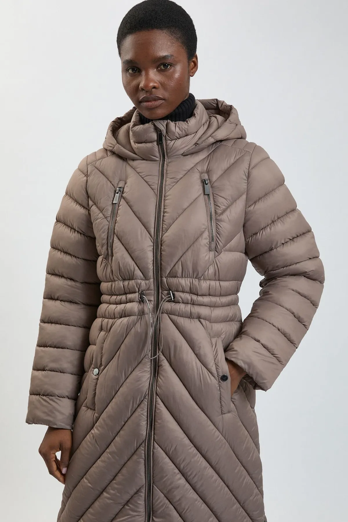 KarenMillen Manteau Maxi Léger Pliable Petite<Femme Manteaux Et Vestes D’Automne|Vestes & Manteaux