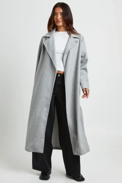 Manteau Maxi Oversize Effet Laine