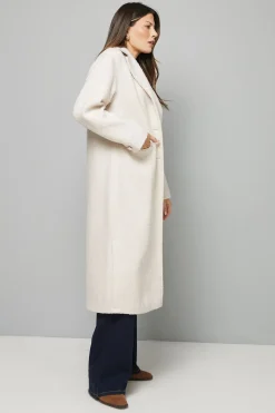 Wallis Manteau Midi Texturé à Simple Boutonnage<Femme Manteaux Et Vestes D’Automne|Vestes & Manteaux