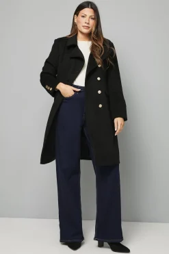 Manteau Militaire Boutonné