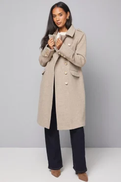 Manteau Militaire Boutonné