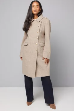 Manteau Militaire Boutonné