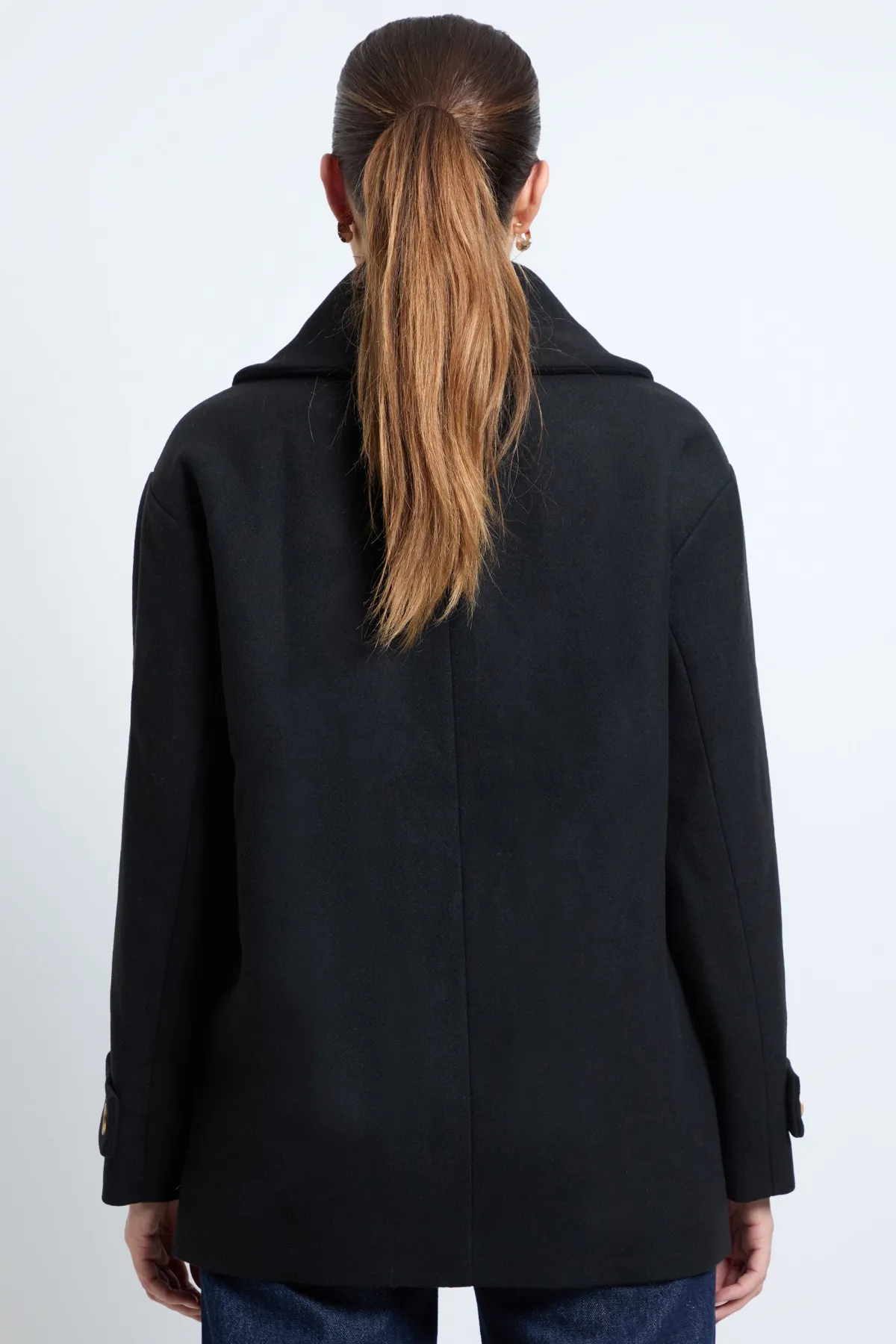 Wallis Manteau Mi-Long à Col Châle et Double Boutonnage<Femme Manteaux Et Vestes D’Automne|Vestes & Manteaux