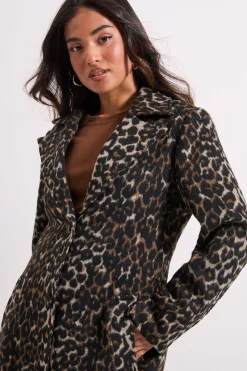 Dorothy Perkins Manteau Mi-Long en Laine Imprimé Petite Taille<Femme Manteaux Et Vestes D’Automne|Vestes & Manteaux