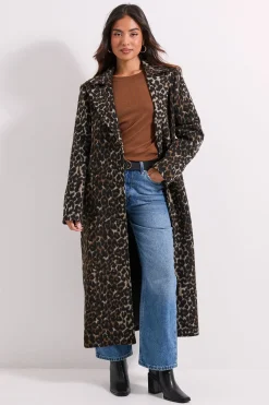 Dorothy Perkins Manteau Mi-Long en Laine Imprimé Petite Taille<Femme Manteaux Et Vestes D’Automne|Vestes & Manteaux