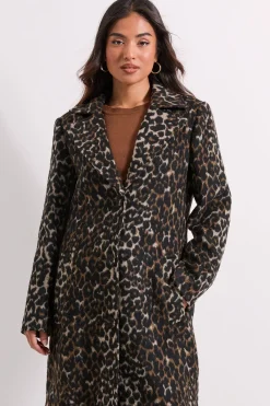 Dorothy Perkins Manteau Mi-Long en Laine Imprimé Petite Taille<Femme Manteaux Et Vestes D’Automne|Vestes & Manteaux