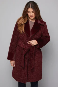 Manteau Mi-Long en synthétique Texturée