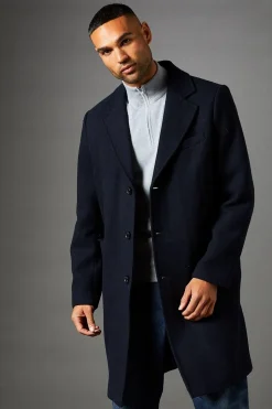 Burton Manteau Signature 3 Boutons en Mélange de Laine Epsom<Homme Manteaux Et Vestes