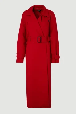 Manteau Trench Tailleur En Laine