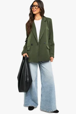 Marl Blazer surdimensionné ajusté