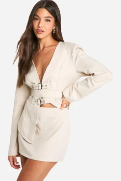 boohoo Marl Micro Mini Jupe<Femme Tailleurs|Jupes