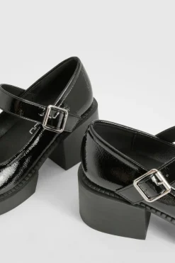Mary Janes à talons massifs