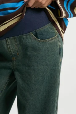 Maternité – Jeans à jambes larges pour ventre arrondi