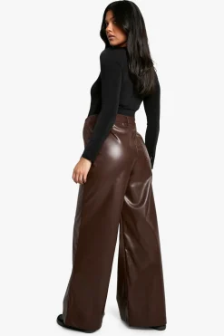 Maternité Pantalon en synthétique à jambes larges
