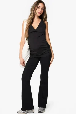 Maternité Ultra-doux Sculptant Soutien pour le Ventre Yoga Flares