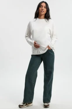 Maternity Over The Bump Wide Leg Jeans
