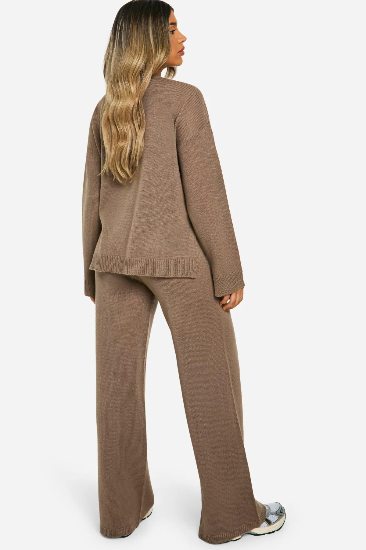 boohoo Maternity Soft Knit Jumper And Flares Knitted Co-ord<Femme Ensembles