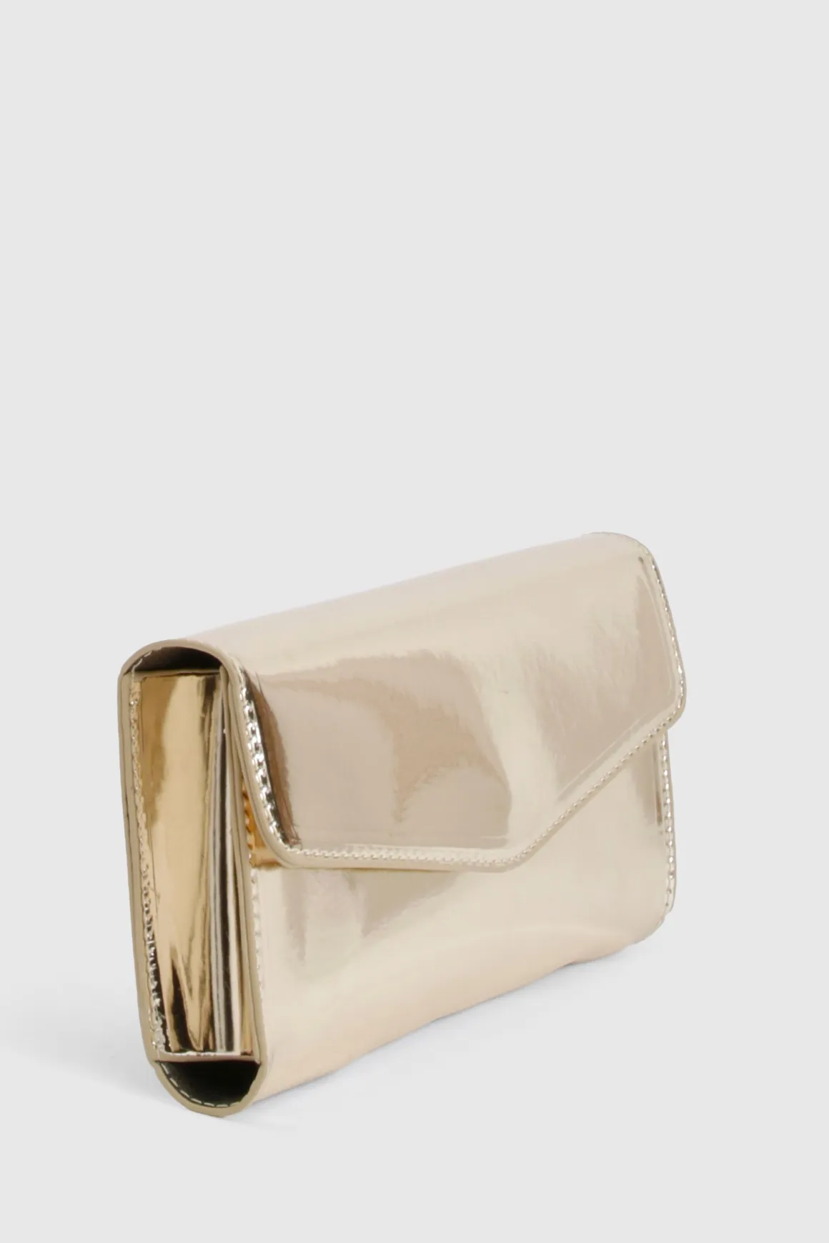 Metallic Fold Over Clutch Bag devient Pochette métallique à rabat