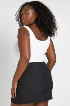 Mini-jupe Ajustée Grande Taille