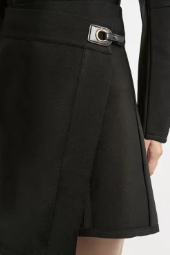 Mini-Jupe Asymétrique Bandage Moulante Petite Taille