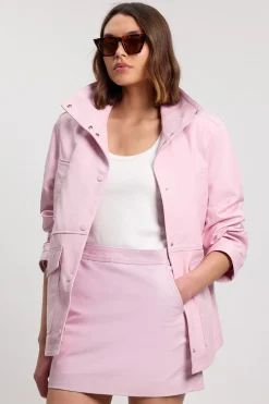 Mini-jupe en Cuir