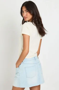 Mini-jupe En Denim