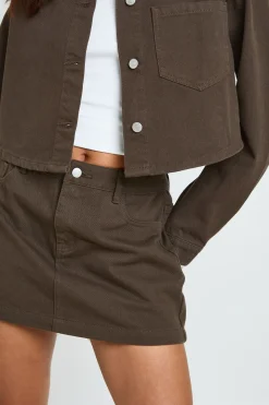 Mini-jupe En Denim