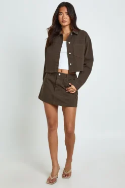 Mini-jupe En Denim