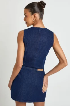 boohoo Mini-jupe En Denim<Femme Jupes|Denim