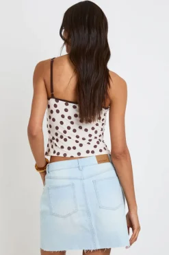 boohoo Mini-jupe En Denim Coupe Tall<Femme Jupes|Denim