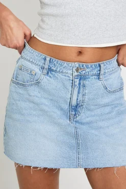 Mini-jupe en denim Petite