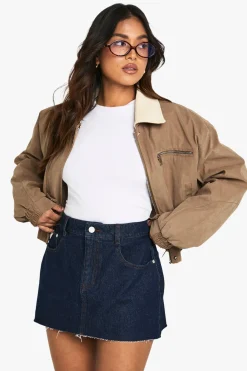 Mini jupe en denim Petite