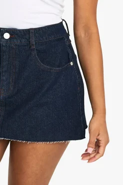 Mini jupe en denim Petite