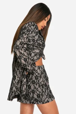 boohoo Mini-jupe en dentelle<Femme Tailleurs|Jupes