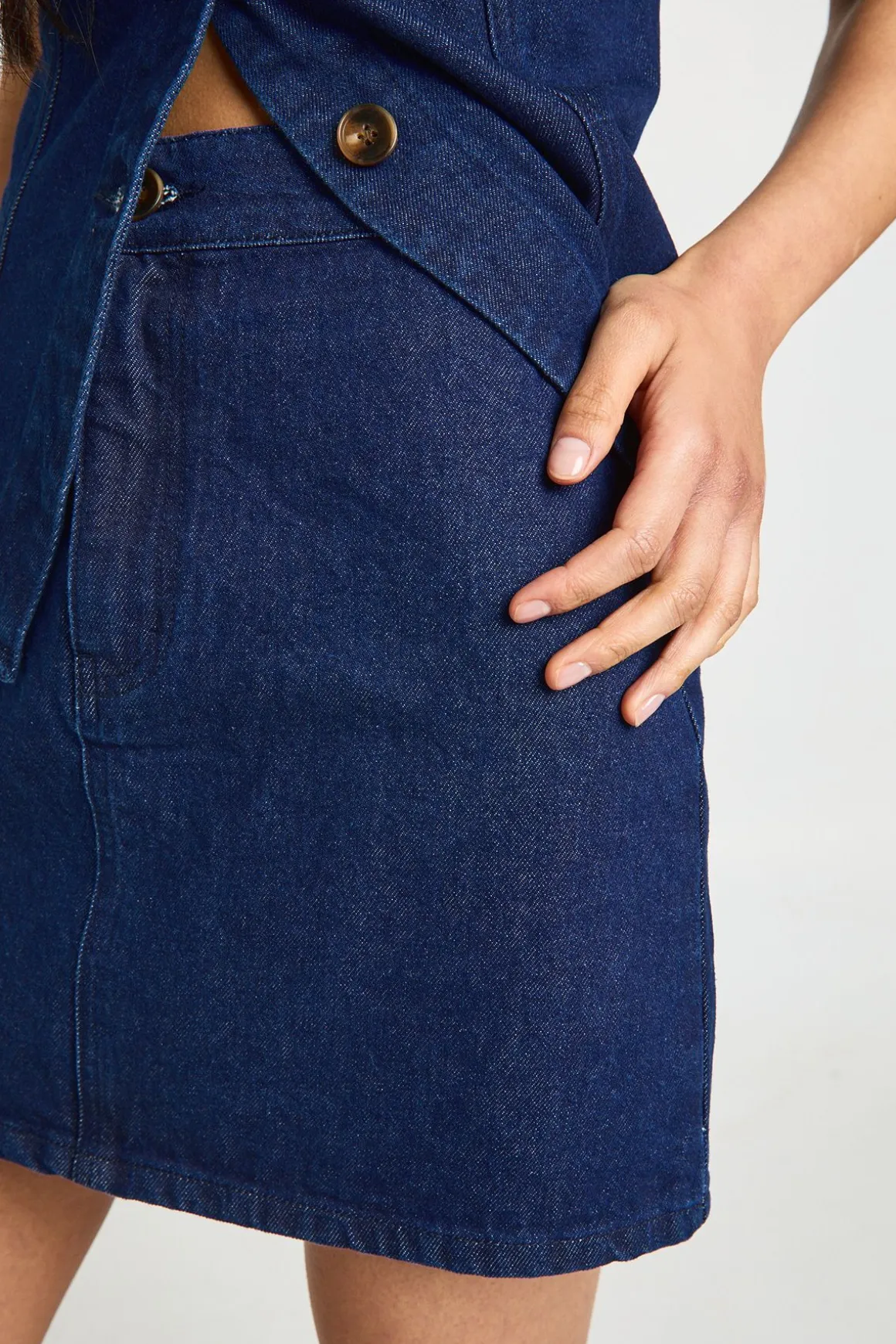 Mini-jupe En Jean Pour Femmes Grandes