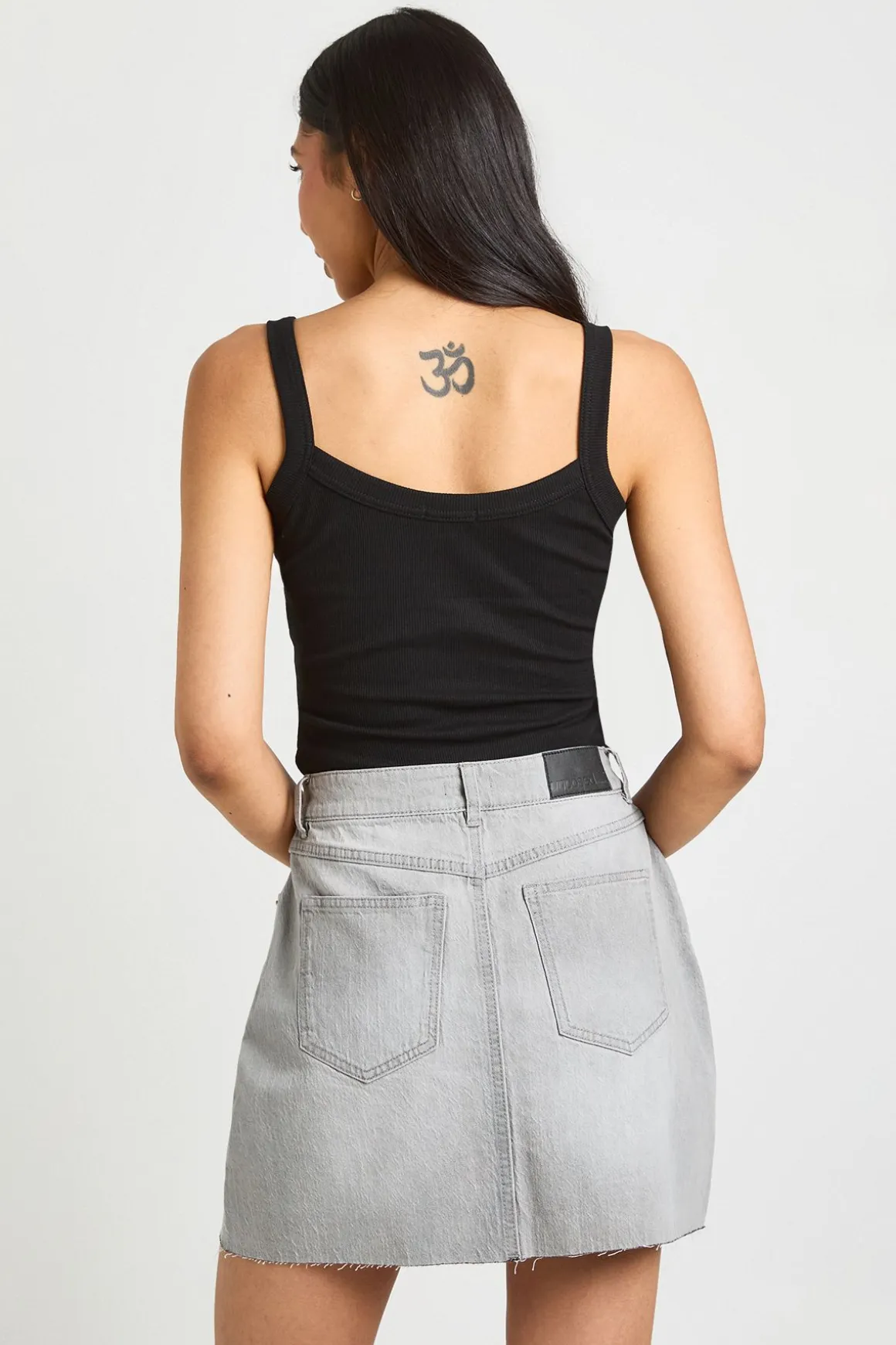 Mini-jupe En Jean Pour Grandes Tailles
