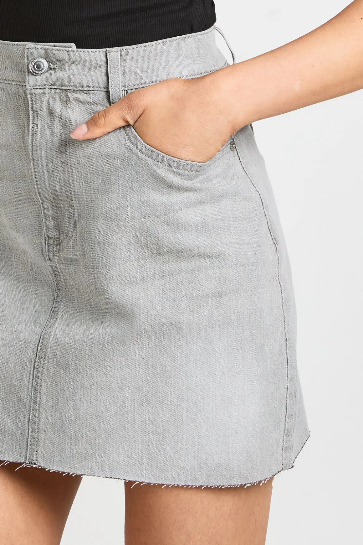 Mini-jupe En Jean Pour Grandes Tailles