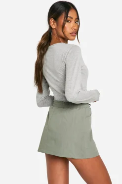 Mini-jupe en nylon