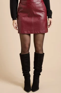 Dorothy Perkins Mini-jupe en synthétique Effet Croco<Femme Jupes|Jupes
