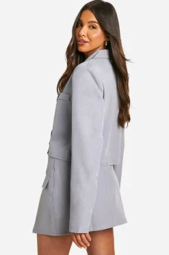 boohoo Mini-jupe à fente<Femme Tailleurs|Jupes