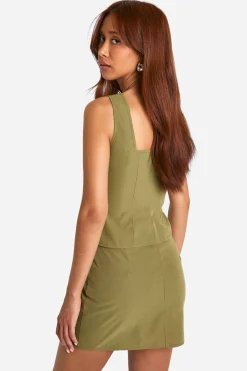 boohoo Mini-jupe à lacets à l'avant<Femme Jupes|Jupes