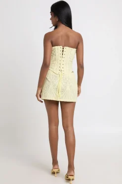 Mini Jupe Micro En Dentelle Transparente