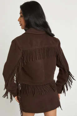 boohoo Mini-jupe style laine à glands<Femme Jupes|Jupes