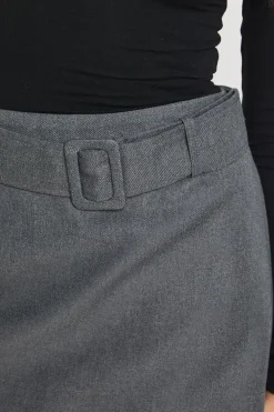 boohoo Mini-jupe texturée à ceinture<Femme Jupes|Jupes