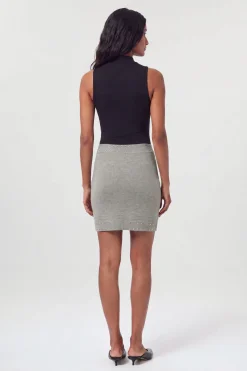 KarenMillen Mini-jupe Tricotée À Détails Cloutés<Femme Jupes|Jupes