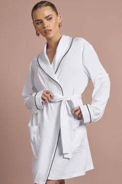 boohoo Mini Peignoir Jersey Brodé 'mariée' De Mariage<Femme Pyjamas